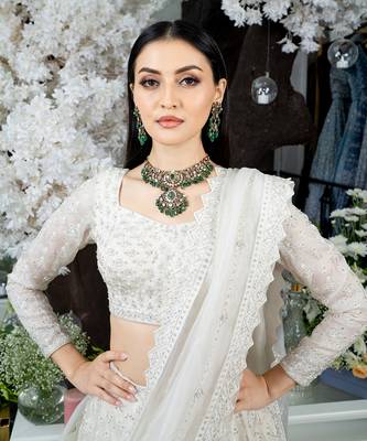 Chanterelle Beige Lehenga Set 3