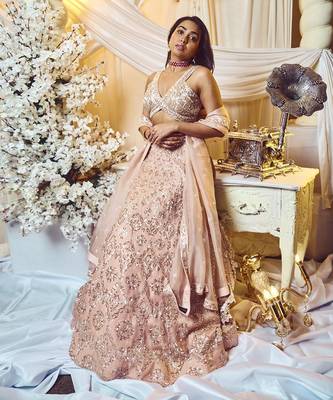 Primrose Pink Diamond Lehenga Set 1