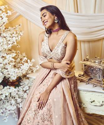 Primrose Pink Diamond Lehenga Set 2