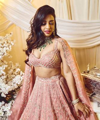 Quartz Pink Deco Lehenga Set 3