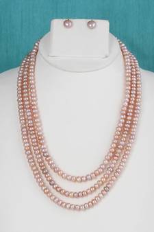 Real Natural Hyderabadi pearls Set