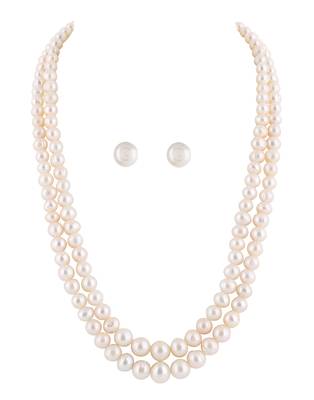 Real Natural Hyderabadi pearls Set 2