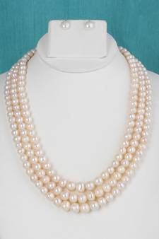Real Natural Hyderabadi pearls Set