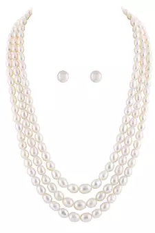 Real Natural Hyderabadi pearls Set