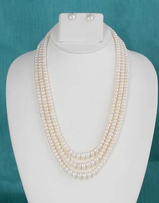 Real Natural Hyderabadi pearls Set 1