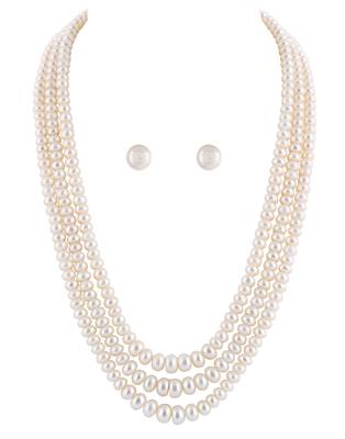 Real Natural Hyderabadi pearls Set 3