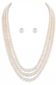 Real Natural Hyderabadi pearls Set