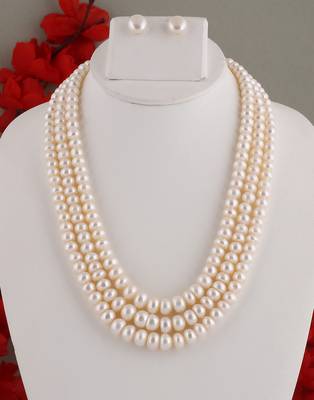 Real Natural Hyderabadi pearls Set 1