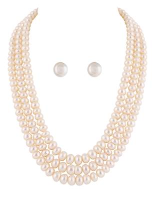 Real Natural Hyderabadi pearls Set 2