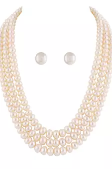 Real Natural Hyderabadi pearls Set