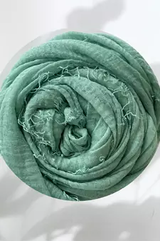 Multicolor woven cotton hijab