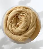 Brown woven cotton hijab