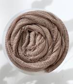 Pink woven cotton hijab