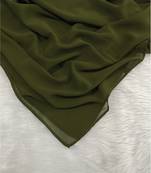 Green woven georgette hijab
