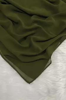 Green woven georgette hijab