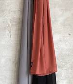 Red woven georgette hijab