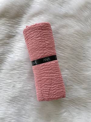Rose woven cotton hijab 3
