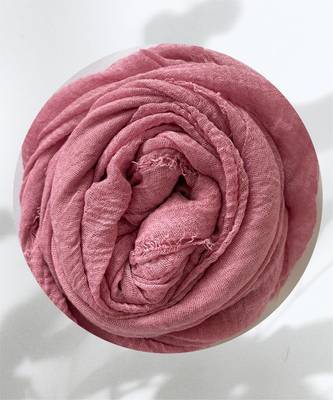 Light-mauve woven cotton hijab 2