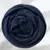 Navy-blue woven cotton hijab