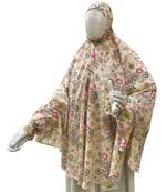 Orange printed cotton poly islamic-accessories