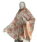 Pink printed cotton poly islamic-accessories