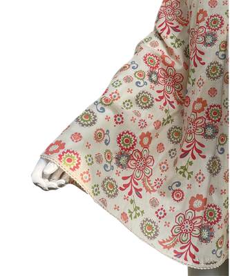 Pink printed cotton poly islamic-accessories 4