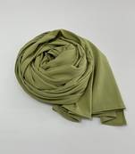 Light-green woven polyester hijab
