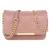 Pink Quilted Sling Bag