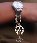 Evil Eye And Angel Wings Watch Charms Set Of 2