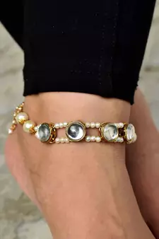Pearl Bar Anklet