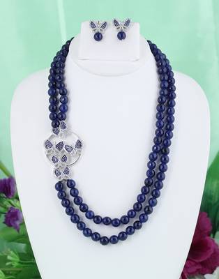Blue onyx necklace-sets 1