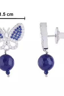Blue onyx necklace-sets