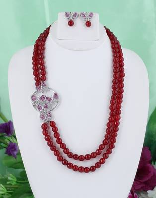 Red onyx necklace-sets 1