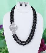 Black onyx necklace-sets