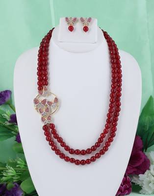 Red onyx necklace-sets 1