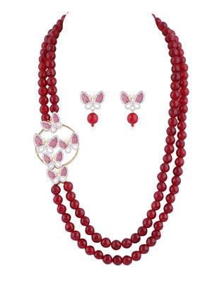Red onyx necklace-sets 2