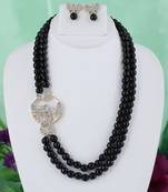Black onyx necklace-sets