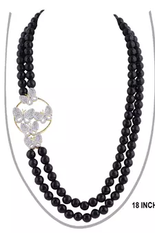 Black onyx necklace-sets