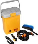  Portable 12V DC Electric Pressure Washer, Car Washer with Air Compressor High Pressure Water Pump