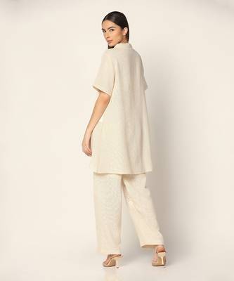 Off White Co-Ord Set  Summer Pret Wear 5