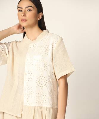 Off White Co-Ord Set  Summer Pret Wear 6