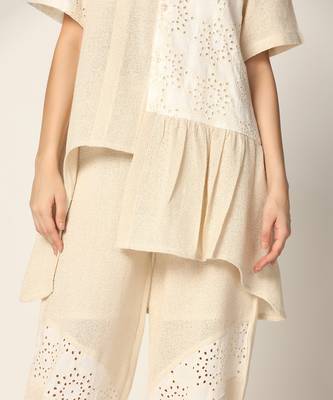 Off White Co-Ord Set  Summer Pret Wear 7
