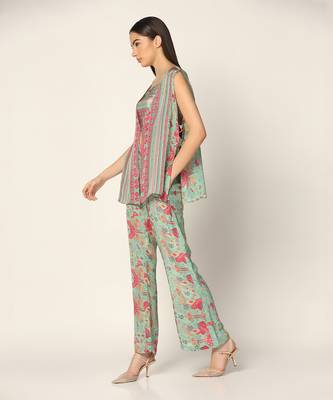 Mint And Pink Co-Ord Set Summer Pret Wear 2