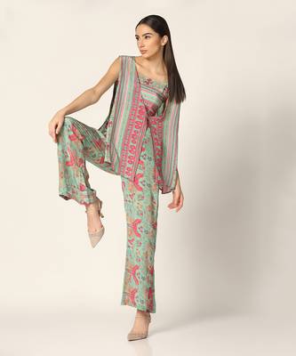 Mint And Pink Co-Ord Set Summer Pret Wear 5