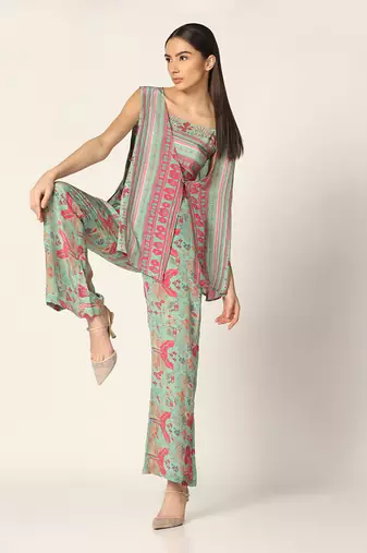 Mint And Pink Co-Ord Set Summer Pret Wear