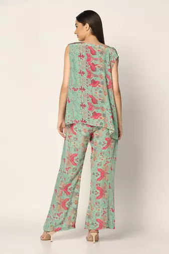 Mint And Pink Co-Ord Set Summer Pret Wear