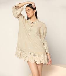 Beige Dress Summer Pret Wear