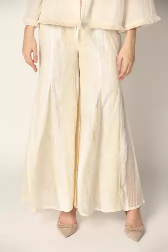 Off White Co-Ord Set Summer Pret Wear