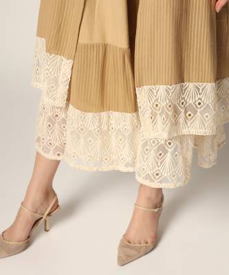 Mouse Maxi Dress With Long Shirt Summer Pret Wear 6