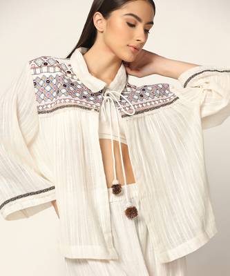 Ivory Co-Ord Set Summer Pret Wear 2